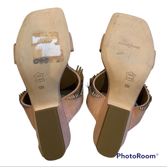 Donald J Pliner Darcie Slide Sandal Rose Bone - Picture 10 of 11